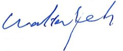 Walter Yeh signature